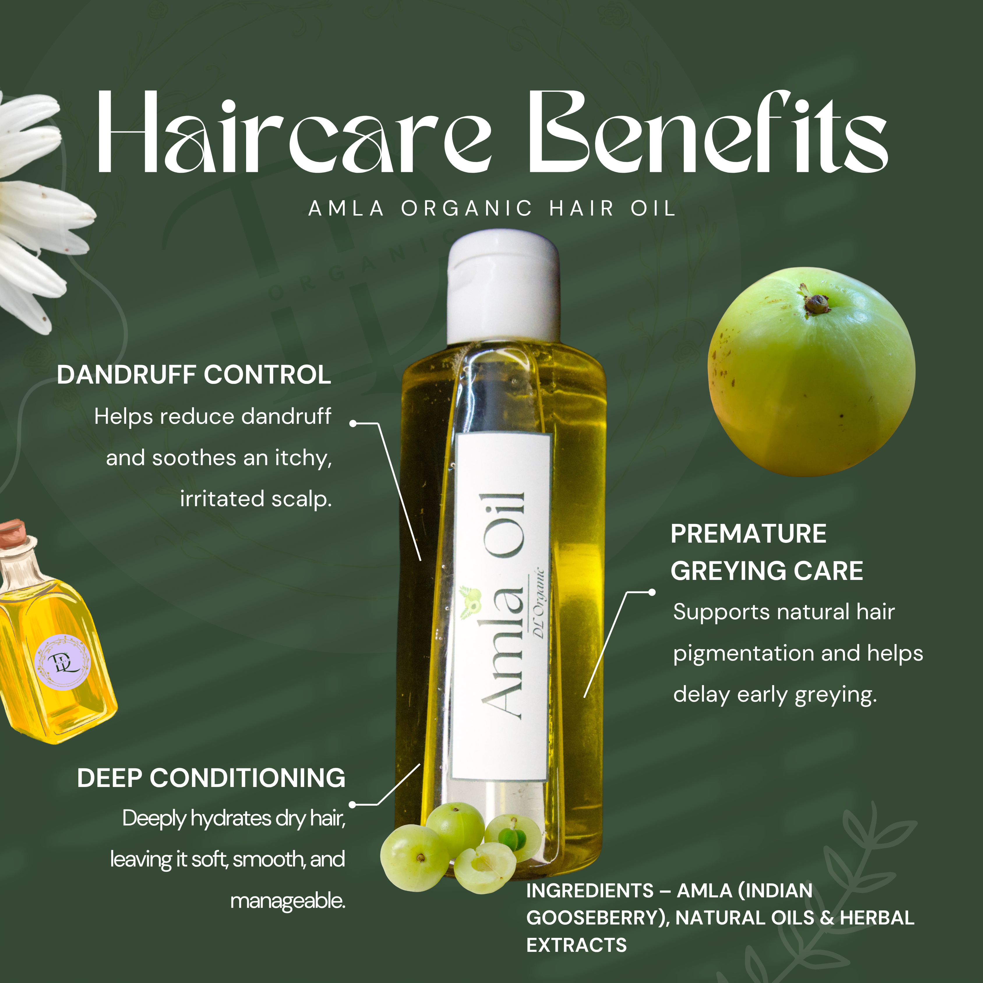 DL Organic Amla Hair Oil