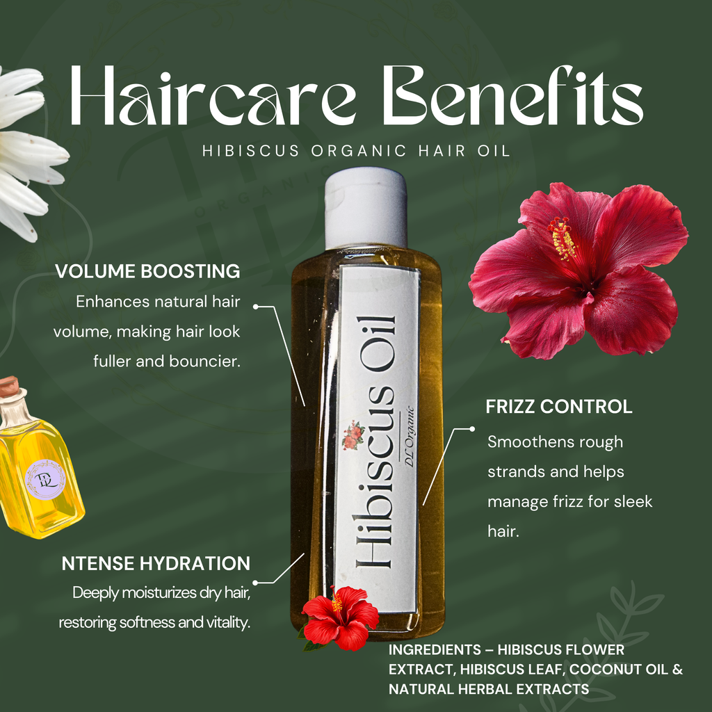 DL Organic Hibiscus Hair Oil