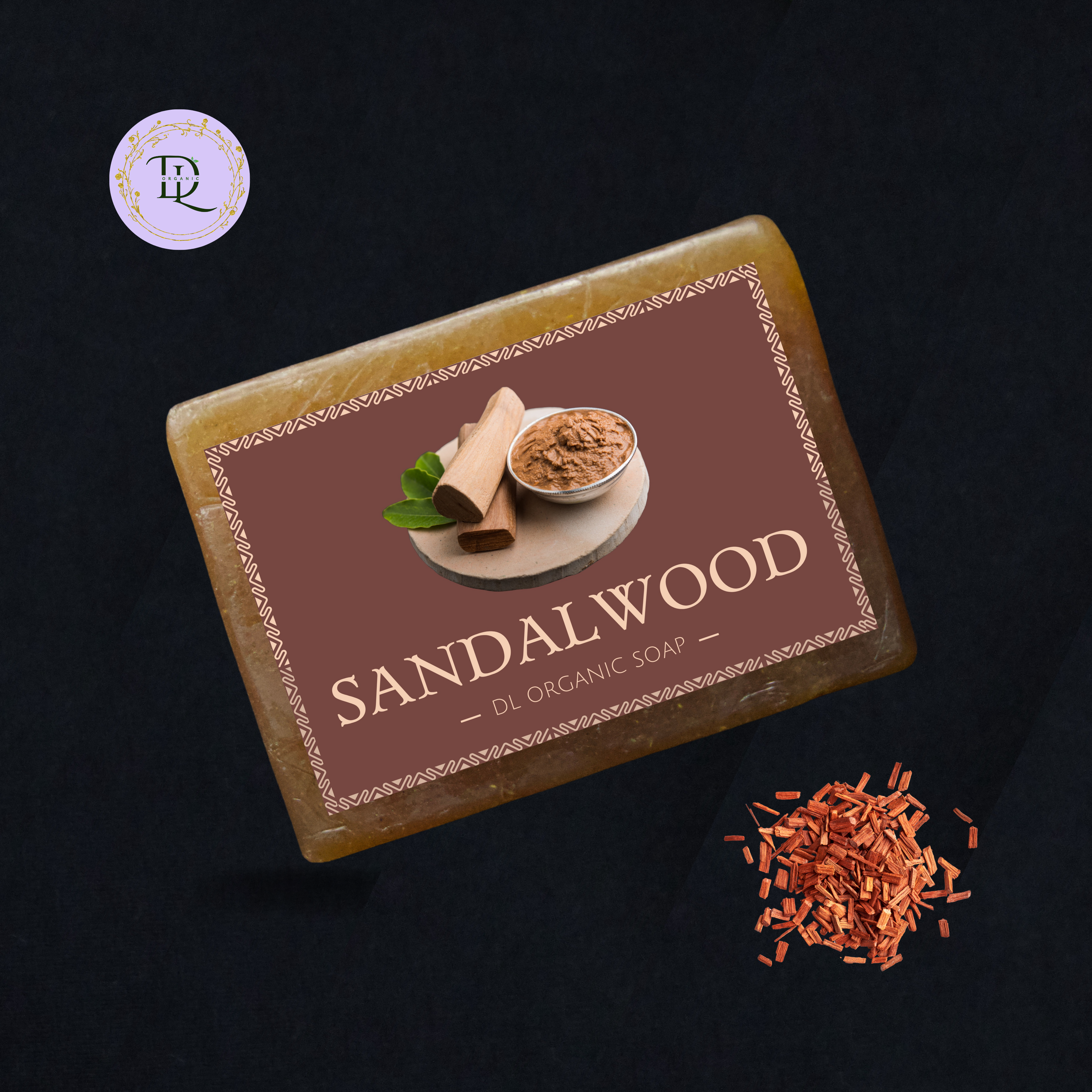 Sandalwood Soap Organic (70g-80g)