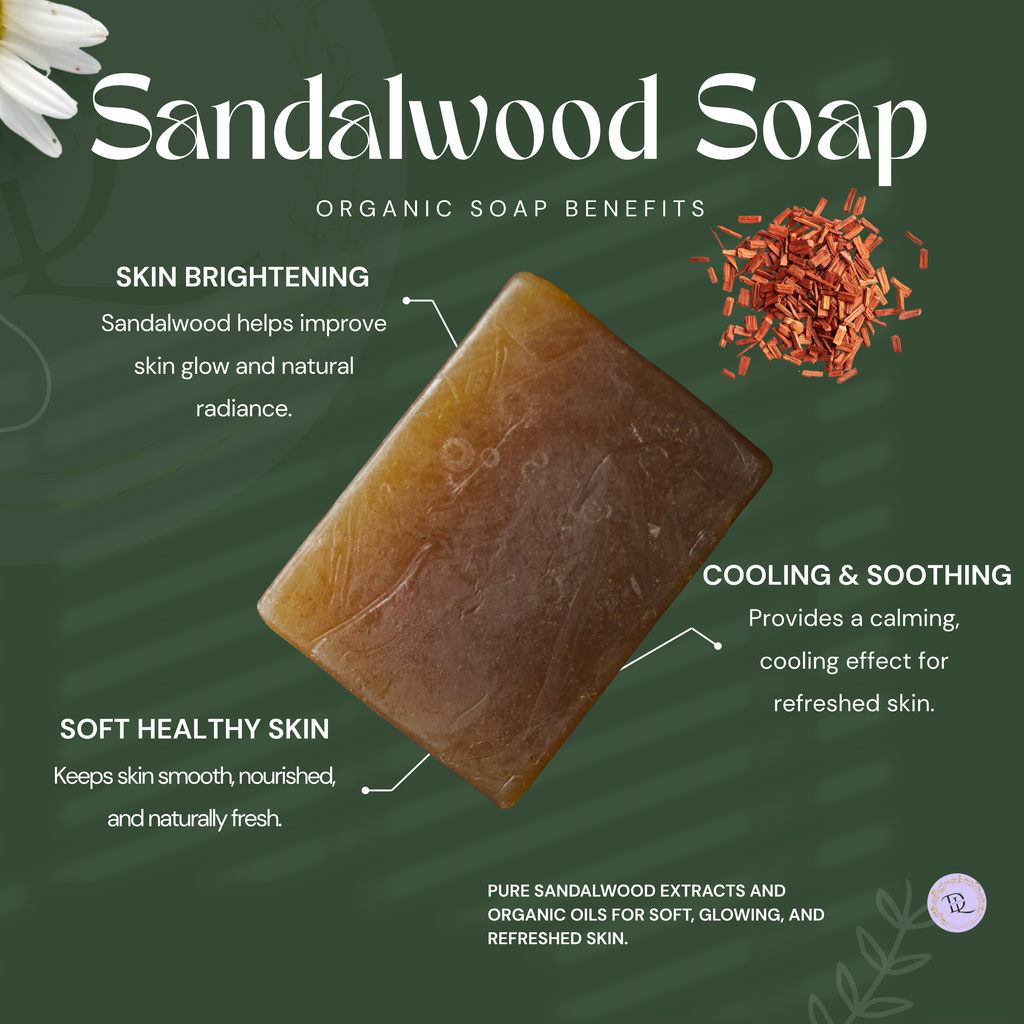 Sandalwood Soap Organic (70g-80g)