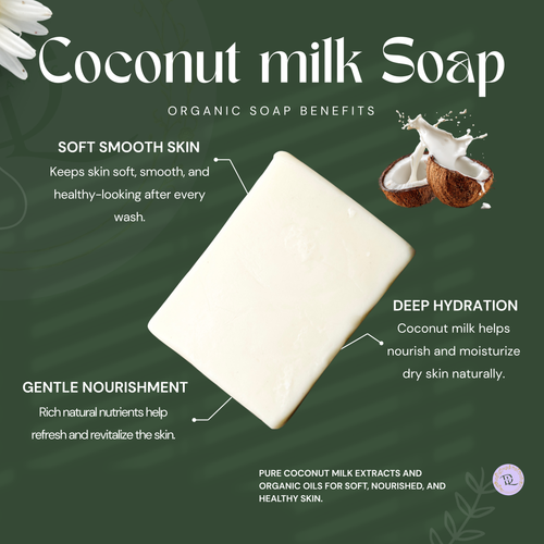 Coconut Soap Organic (70g-80g)