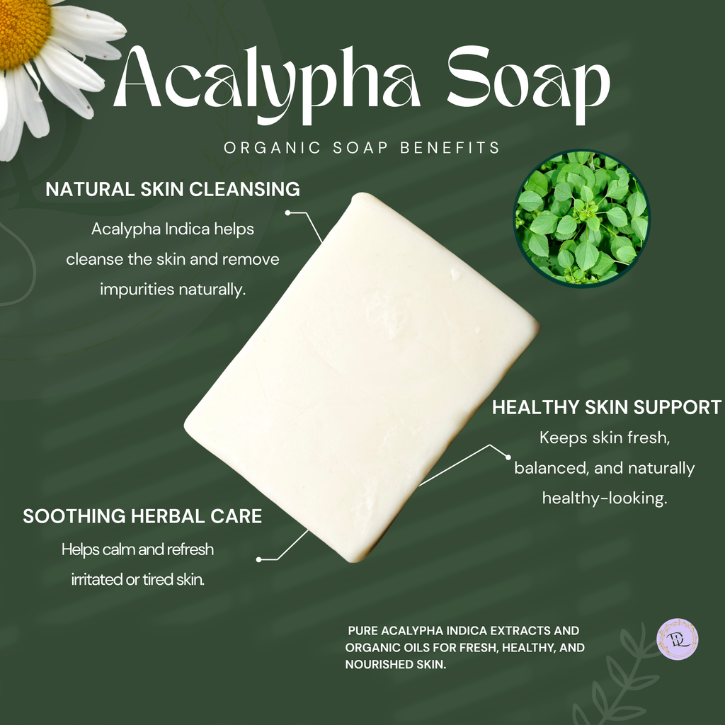 Indian Acalypha (కుప్పింటాకు) Soap Organic (70g-80)