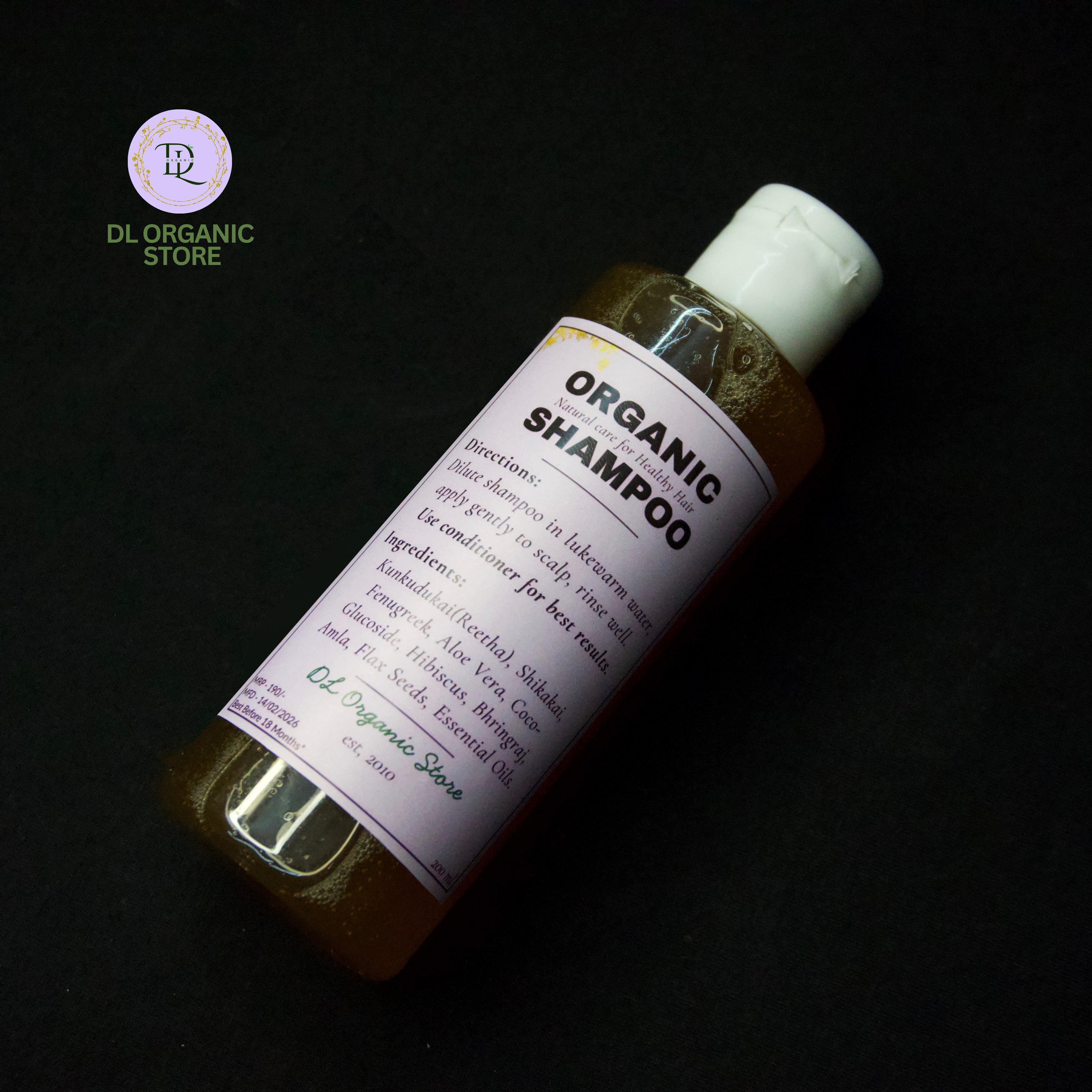 Organic Shampoo 200ml