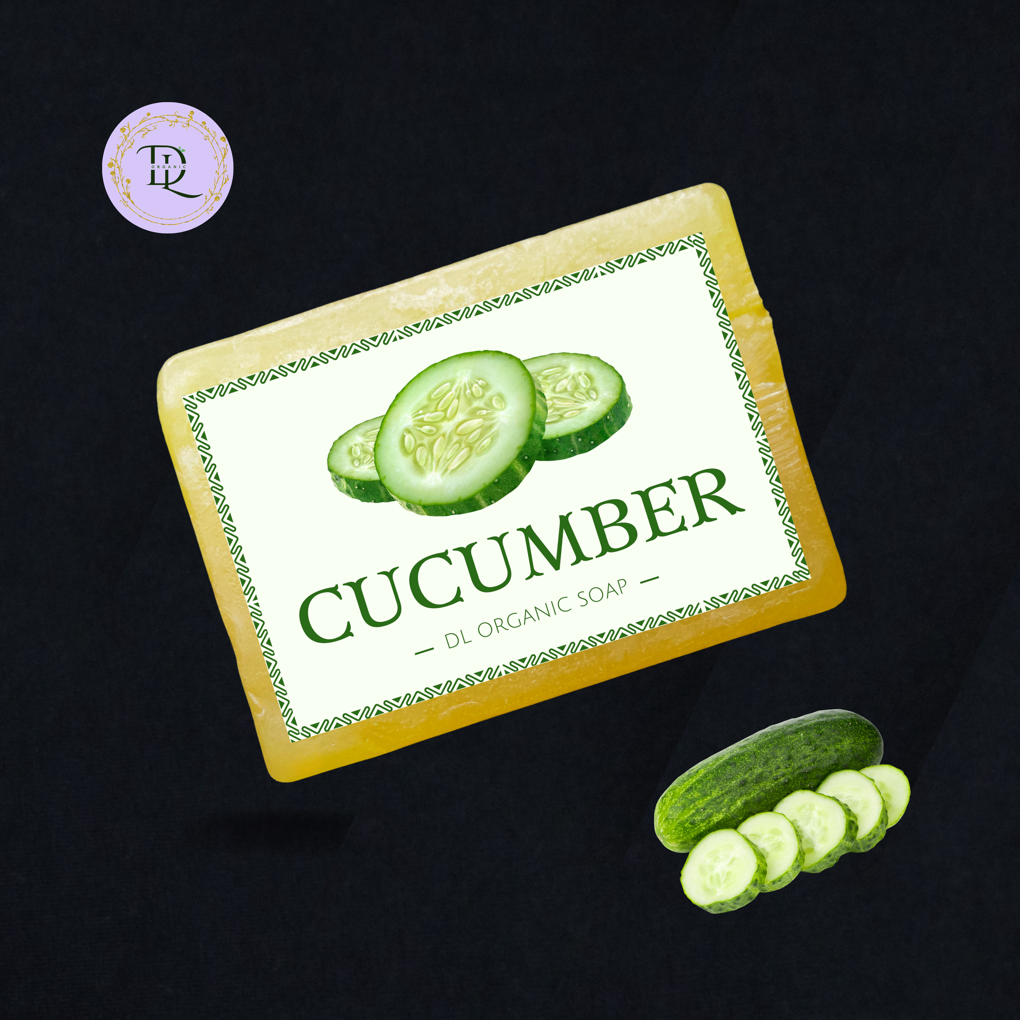Cucumber Soap Organic (70g-80g)