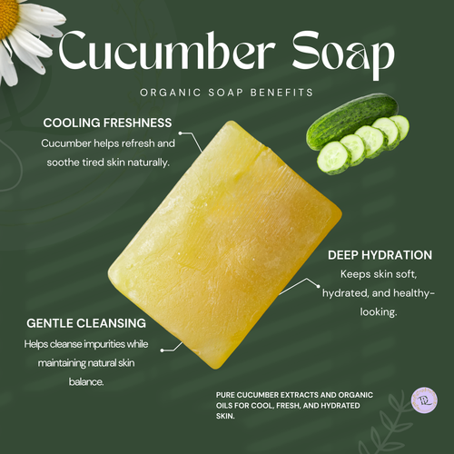 Cucumber Soap Organic (70g-80g)