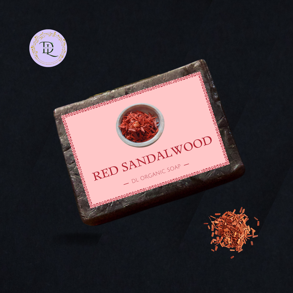 Red Sandalwood Soap Organic (70g-80g)