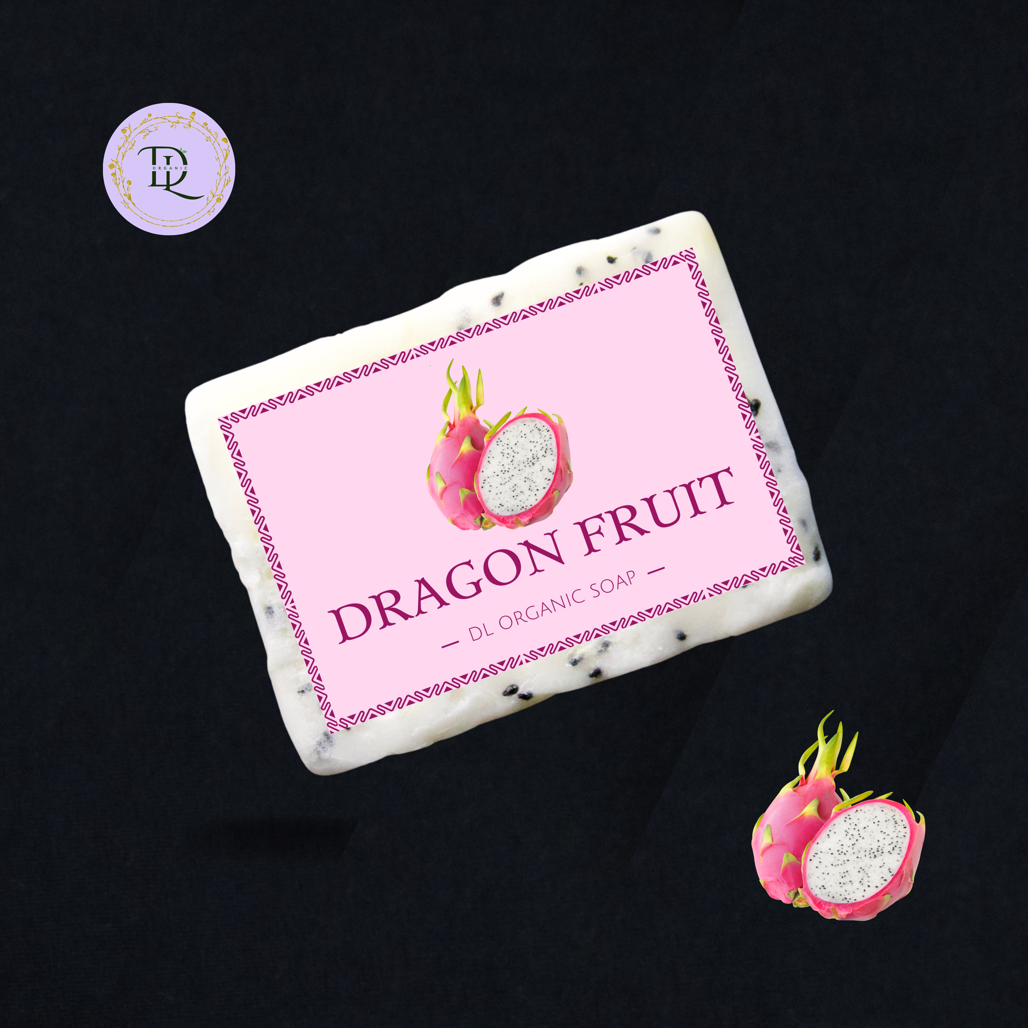 Dragon Fruit Soap Organic (70g-80g)