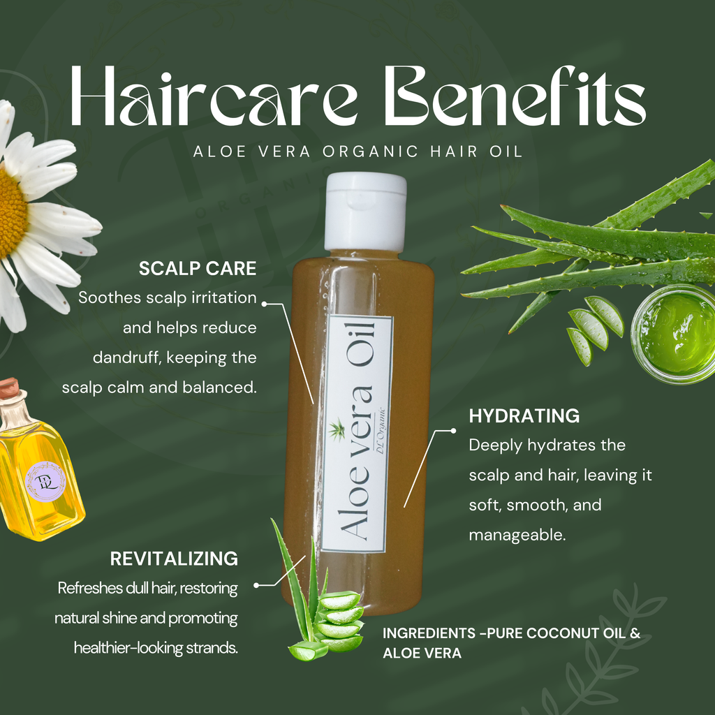 Organic Aloe Vera Hair Oil