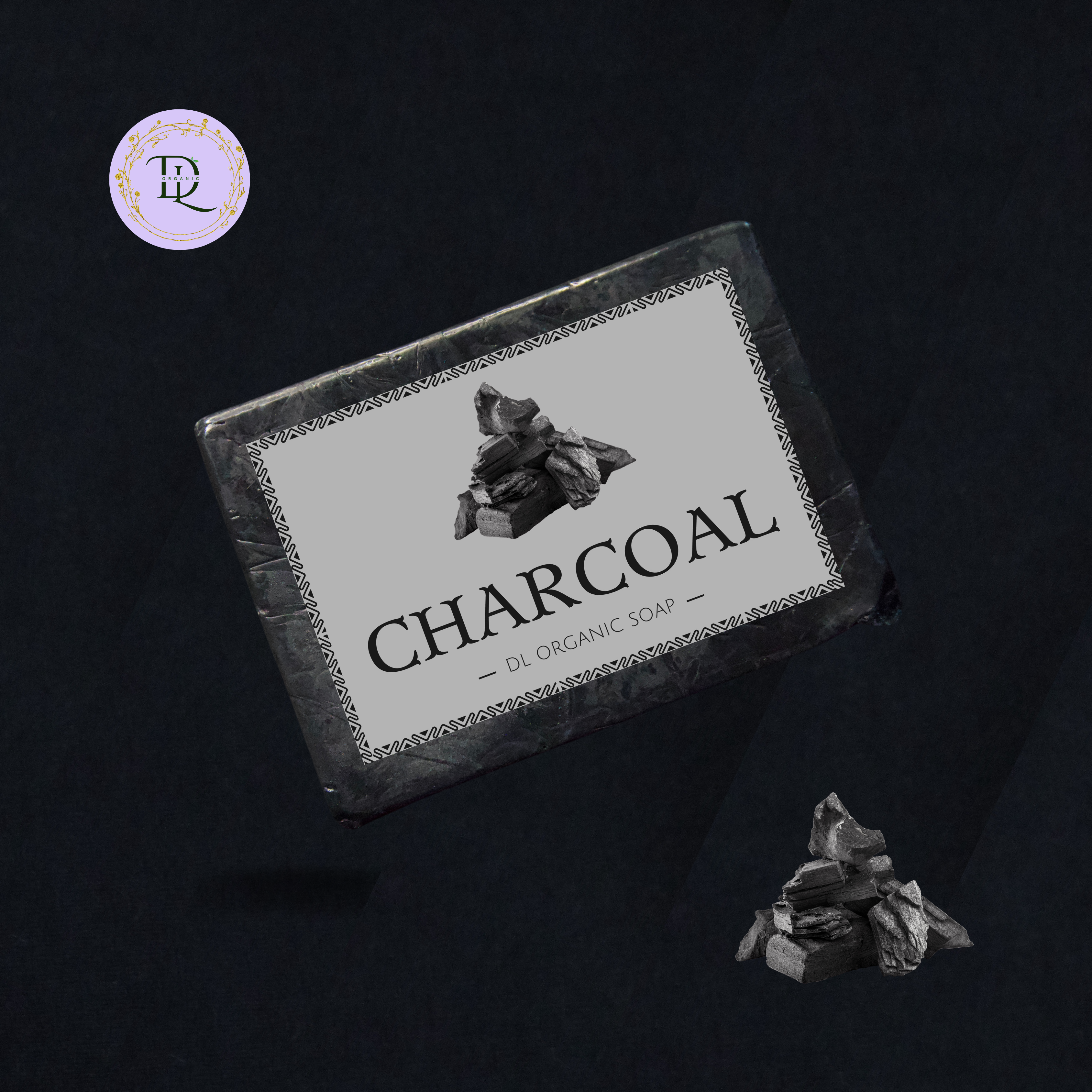 Charcoal Soap Organic (70g-80g)