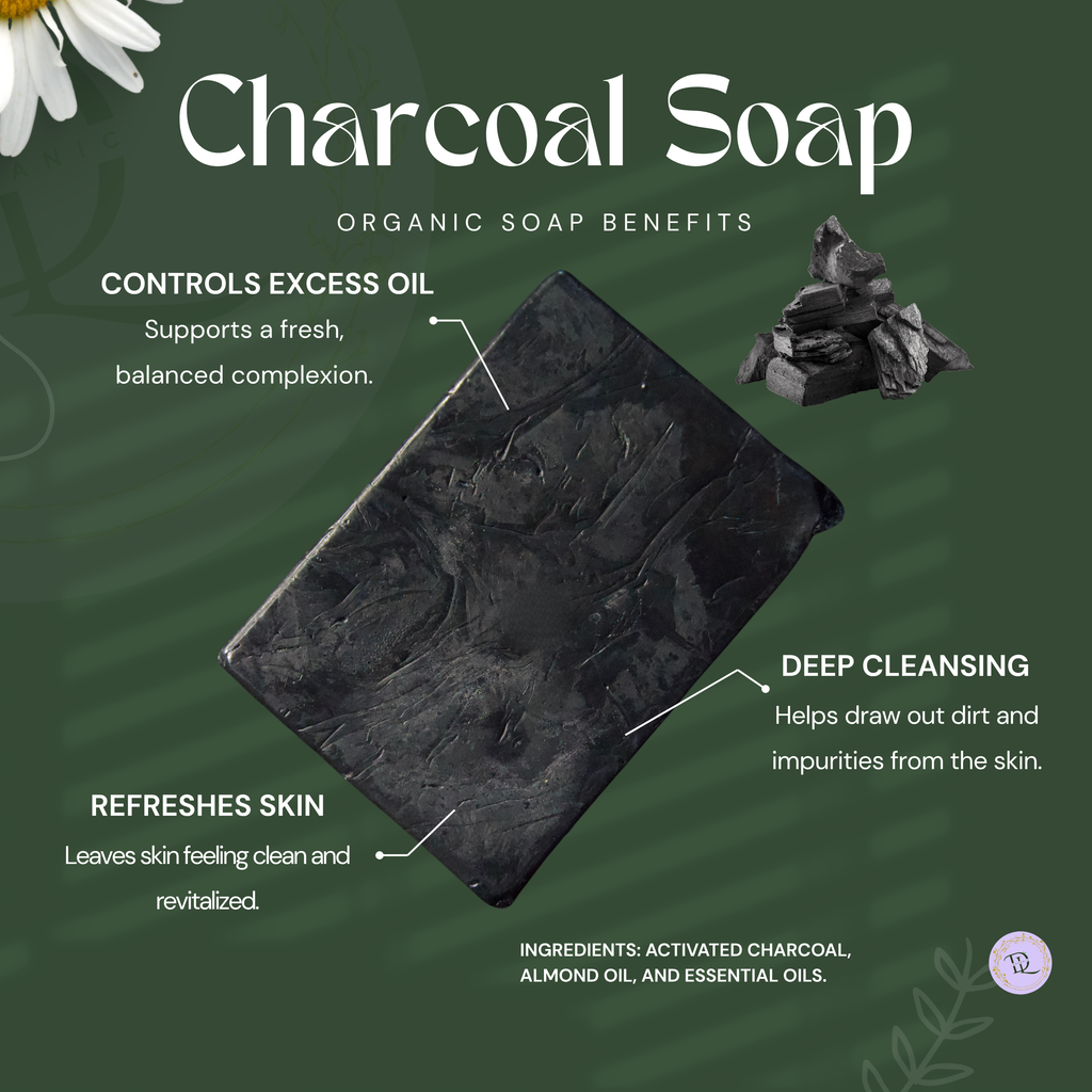 Charcoal Soap Organic (70g-80g)