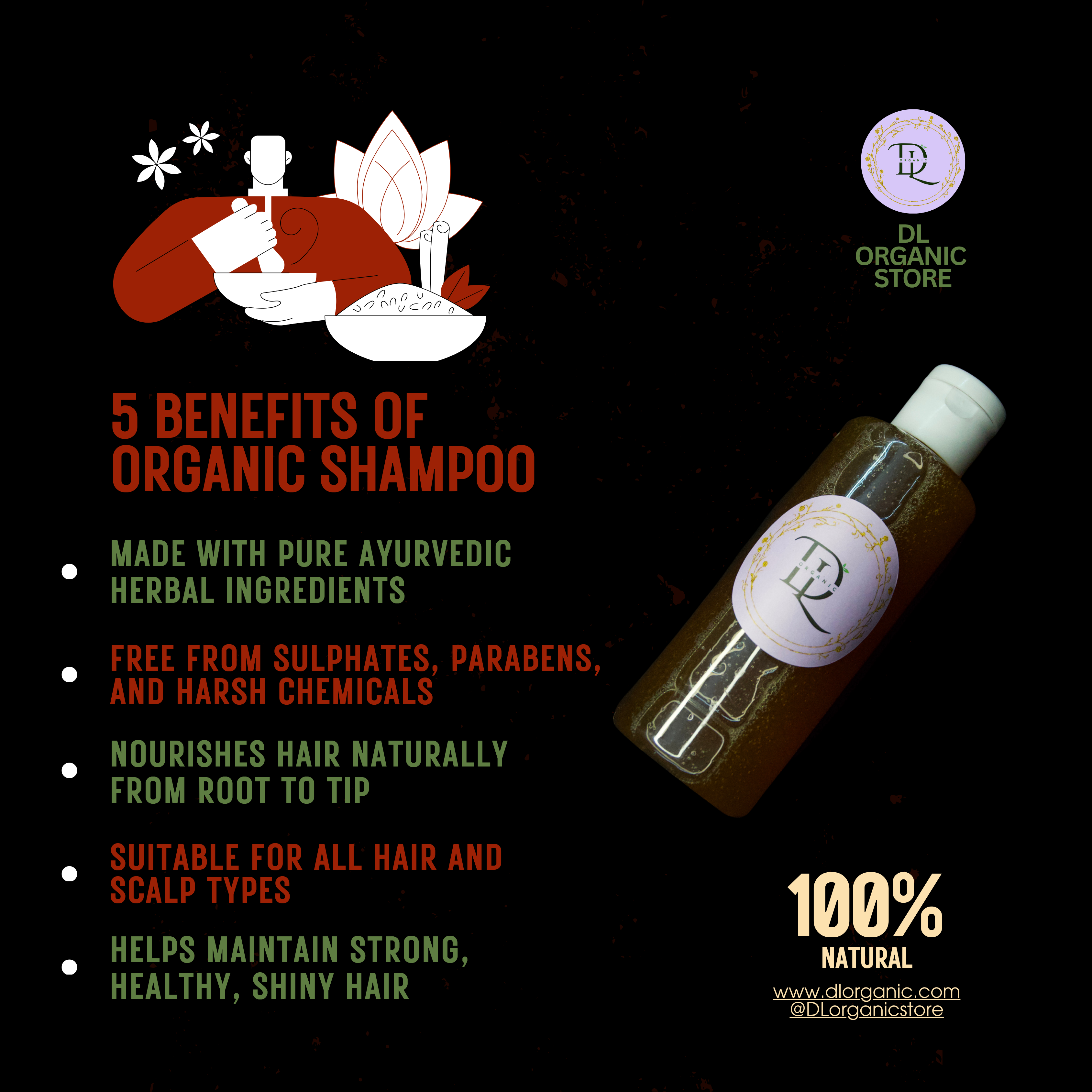 Organic Shampoo 200ml