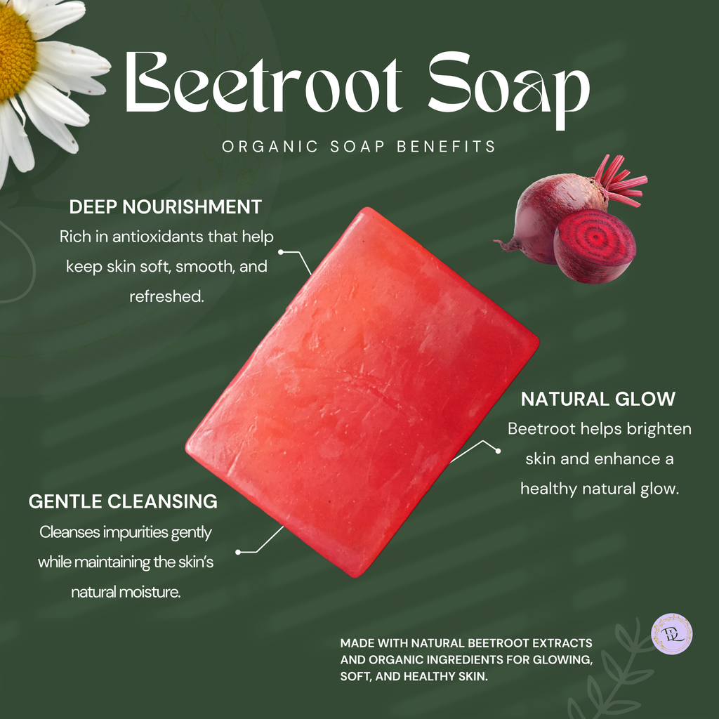 Beetroot Soap (70g-80g) (Organic)