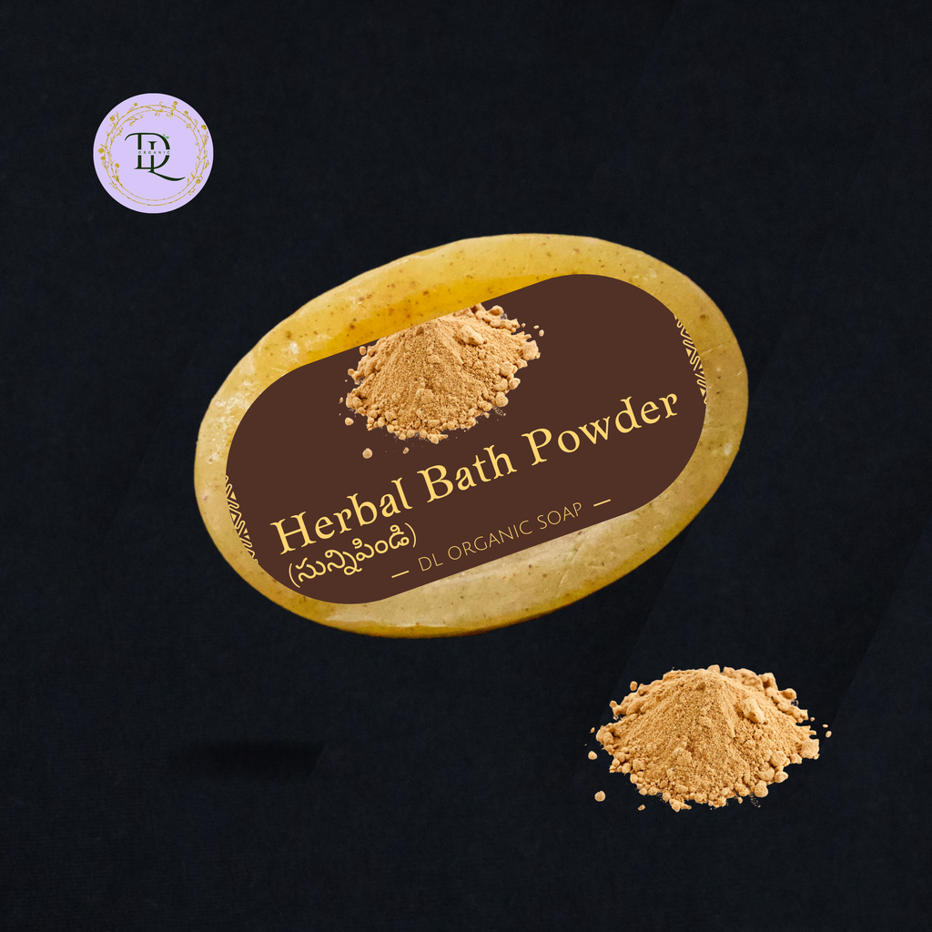 Herbal Bath Powder Soap Organic (70g - 80g)